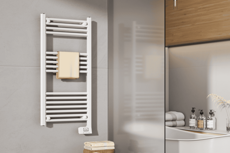 Elektryczny grzejnik łazienkowy MGE-500B biały 500W z termostatem i programatorem5.png