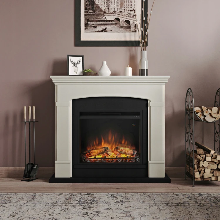 Kominek elektryczny – wolnostojący HELMI (beżowy)4.webp