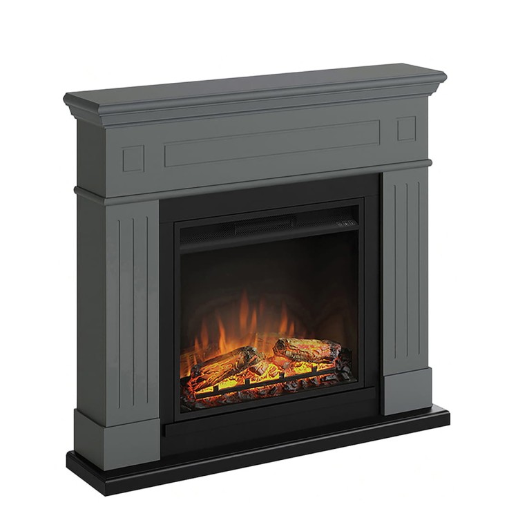 Kominek elektryczny wolnostojący Larsen szary2.jpg