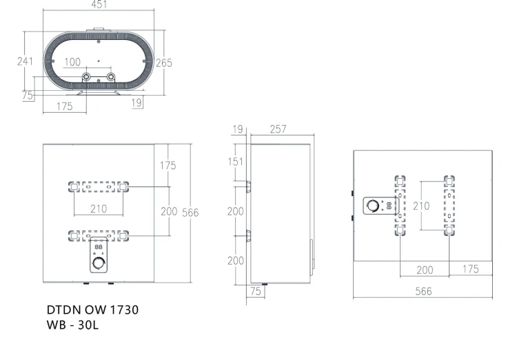 Podgrzewacz wody elektryczny 30l J(D) - wymiary.jpg