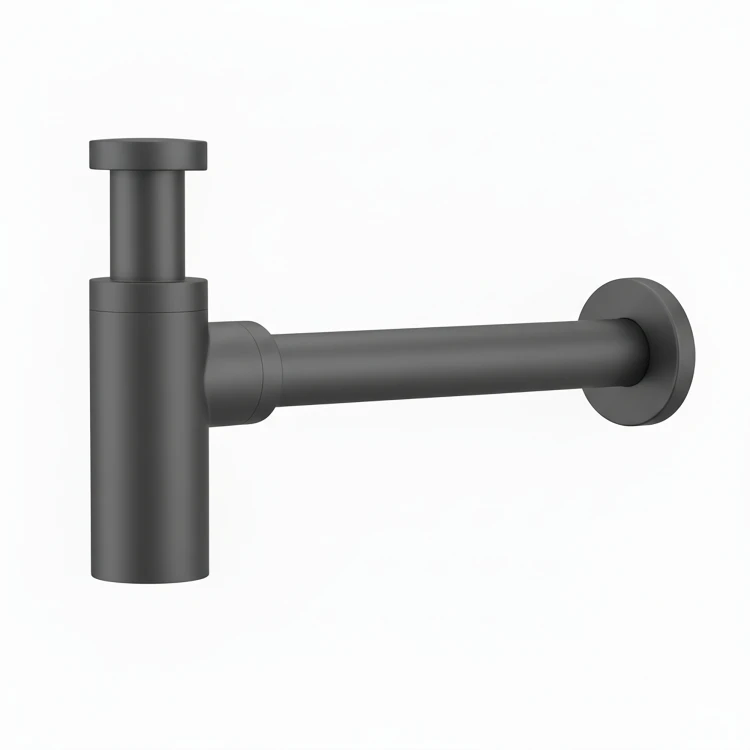Półsyfon umywalkowy uniwersalny Gun Metal.jpg