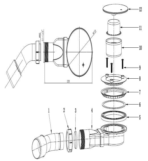 SYFON BRODZIKOWY FI90 SUPER SLIM CZARNY4.jpg
