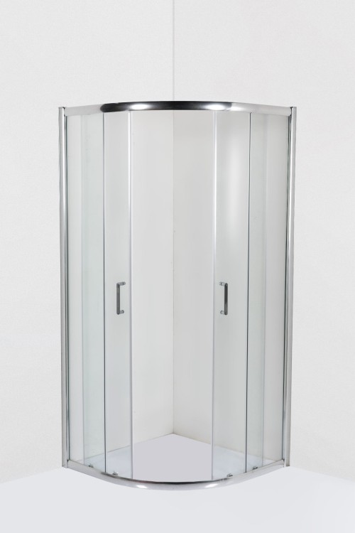 Kabina prysznicowa polokragla Hede 80 chrom 2