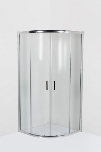 Kabina prysznicowa polokragla Hede 80 chrom