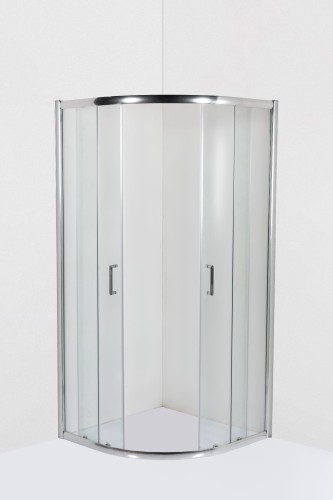 Kabina prysznicowa polokragla Hede 90 chrom 2