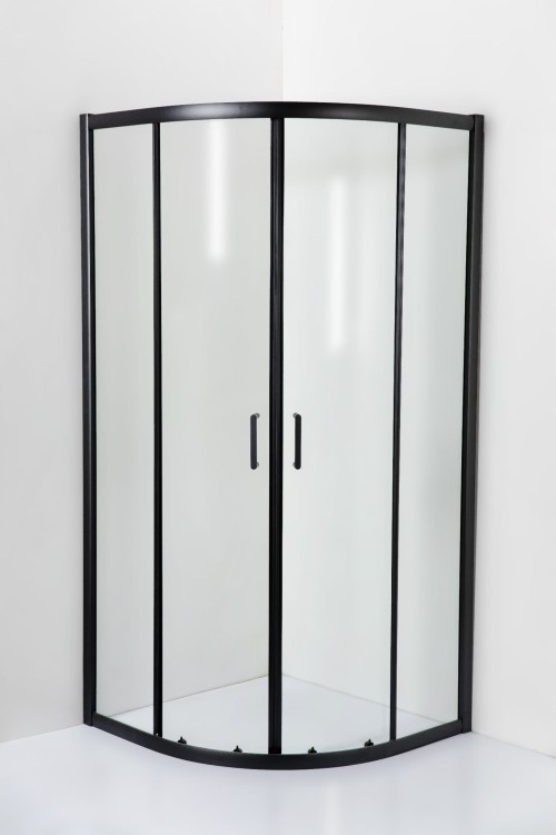 Kabina prysznicowa półokragła Hede 80 czarna 3