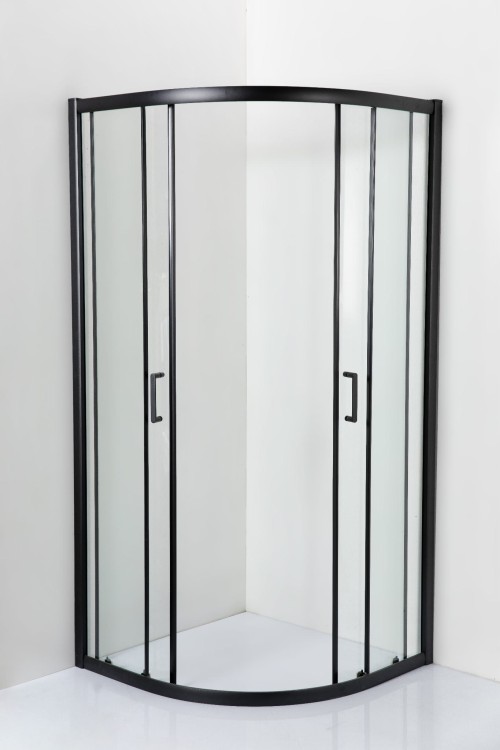 Kabina prysznicowa półokragła Hede 80 czarna 6