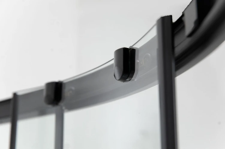 Kabina prysznicowa półokragła Hede 80 czarna 9