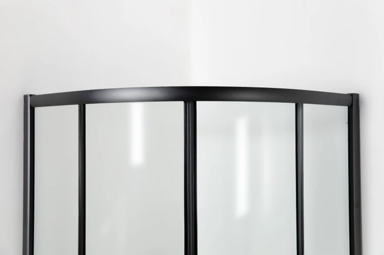 Kabina prysznicowa półokragła Hede 80 czarna 12