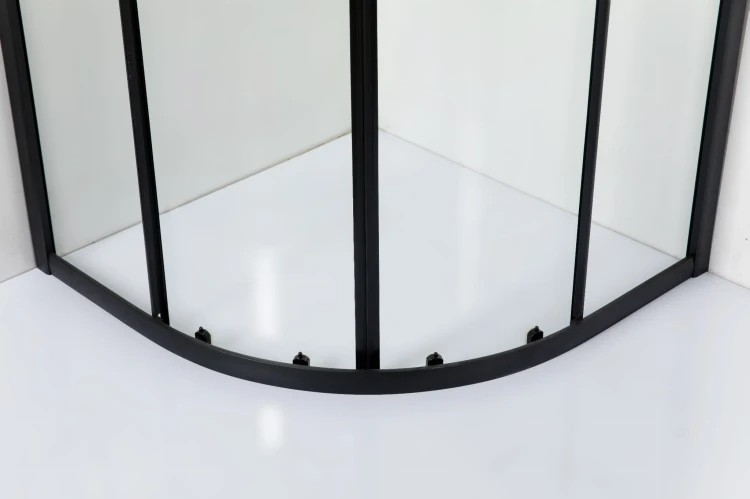 Kabina prysznicowa półokragła Hede 90 czarna 4