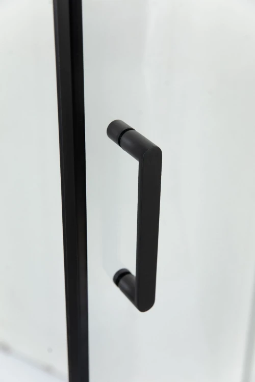 Kabina prysznicowa półokrągła Hede 90 czarna 7