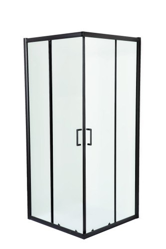 Kabina prysznicowa kwadrat HEDE 80 czarna