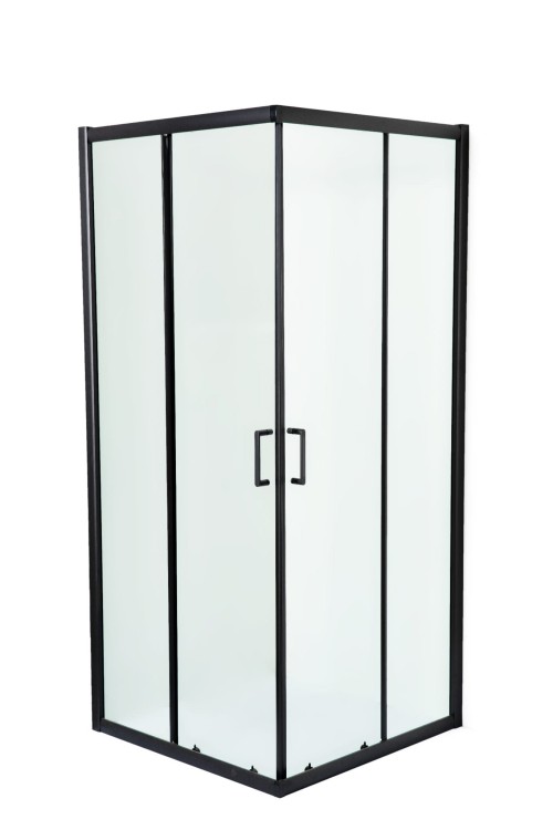 Kabina prysznicowa kwadrat HEDE 80 czarna