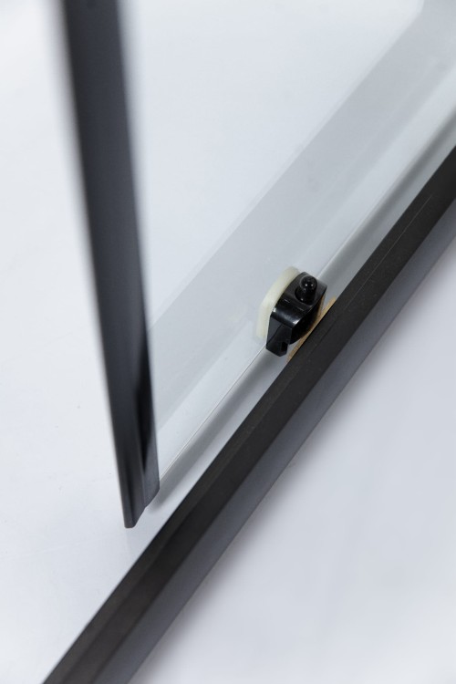 Kabina prysznicowa kwadrat HEDE 80 czarna 4