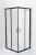 Kabina prysznicowa kwadrat HEDE 80 czarna 5