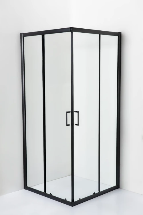 Kabina prysznicowa kwadrat HEDE 80 czarna 5