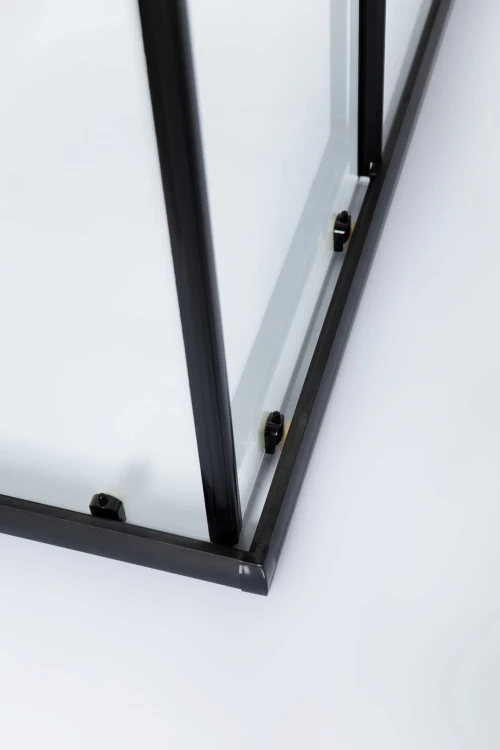 Kabina prysznicowa kwadrat HEDE 80 czarna 10