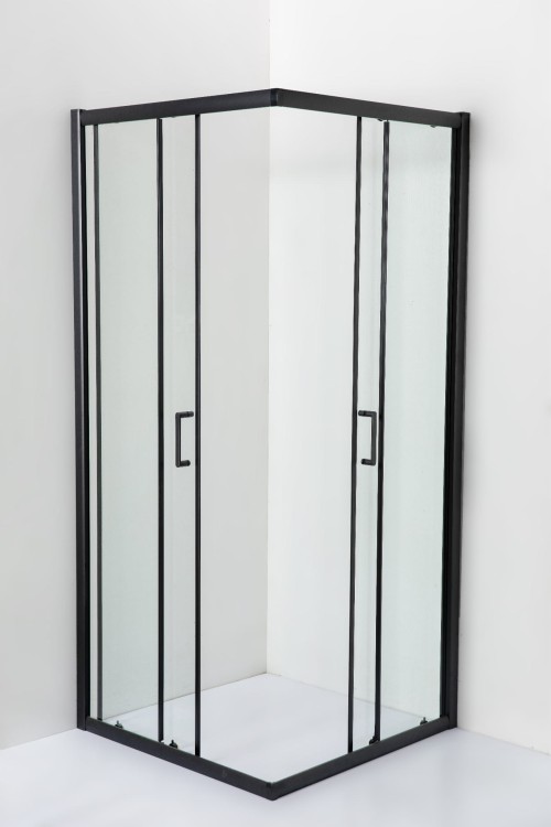 Kabina prysznicowa kwadrat HEDE 80 czarna 12