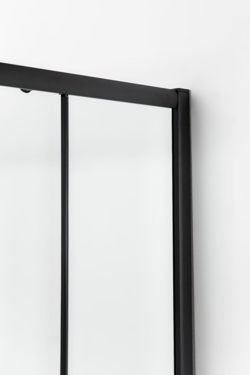 Kabina prysznicowa kwadrat HEDE 90 czarna 3