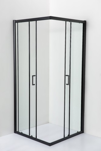 Kabina prysznicowa kwadrat HEDE 90 czarna