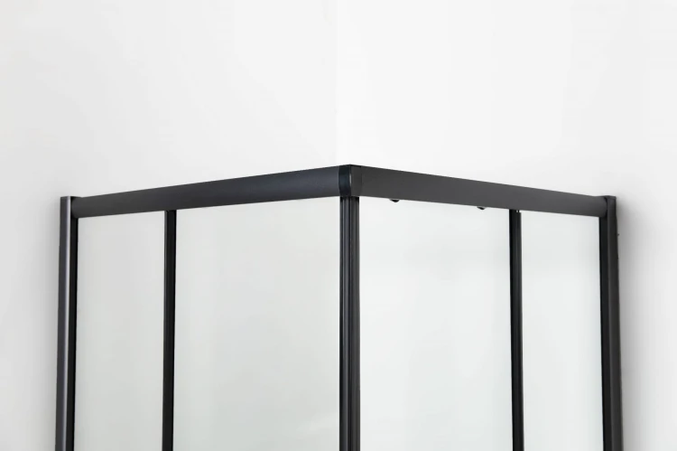 Kabina prysznicowa kwadrat HEDE 90 czarna 10